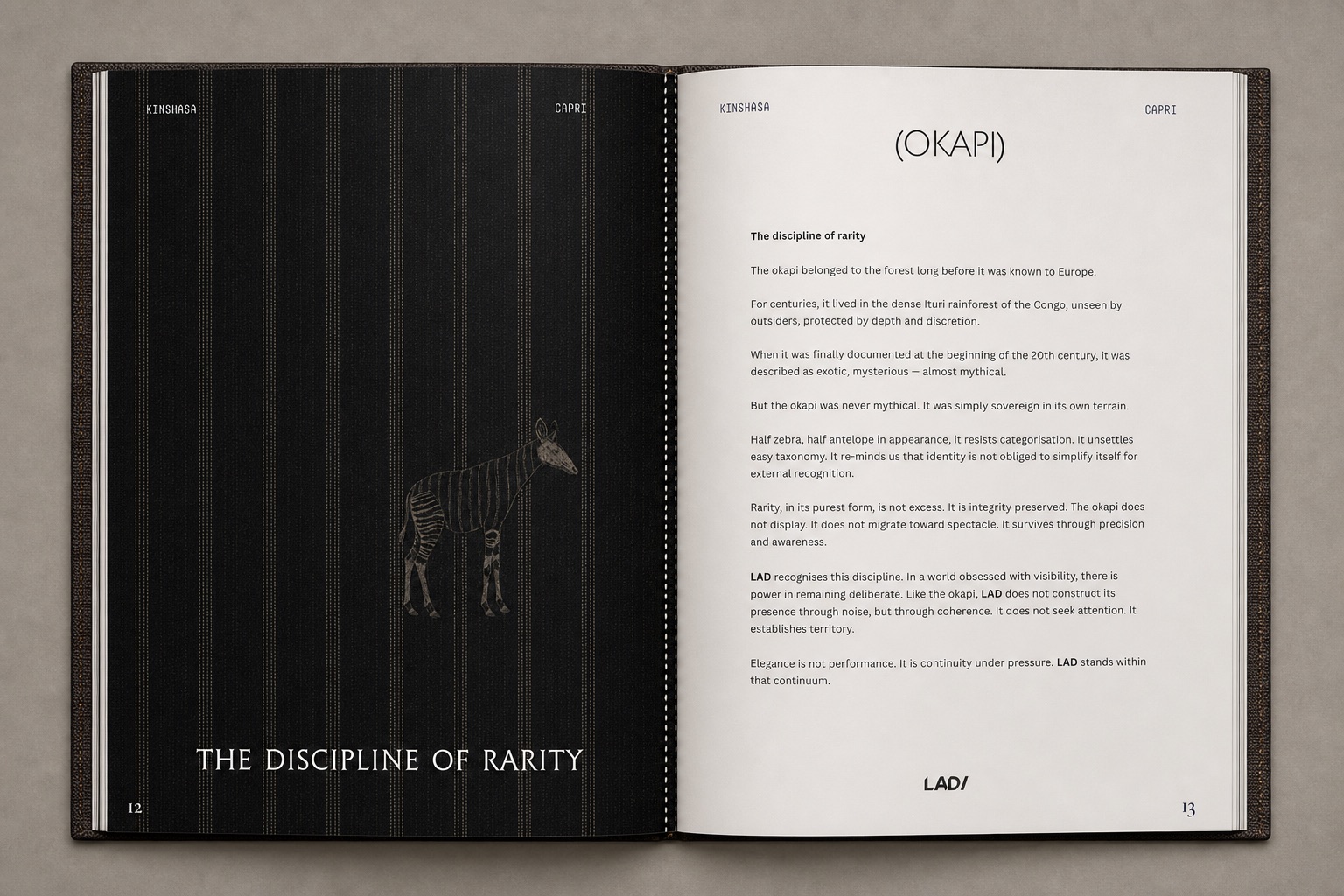 The discipline of rarity in LAD Editorial Edit